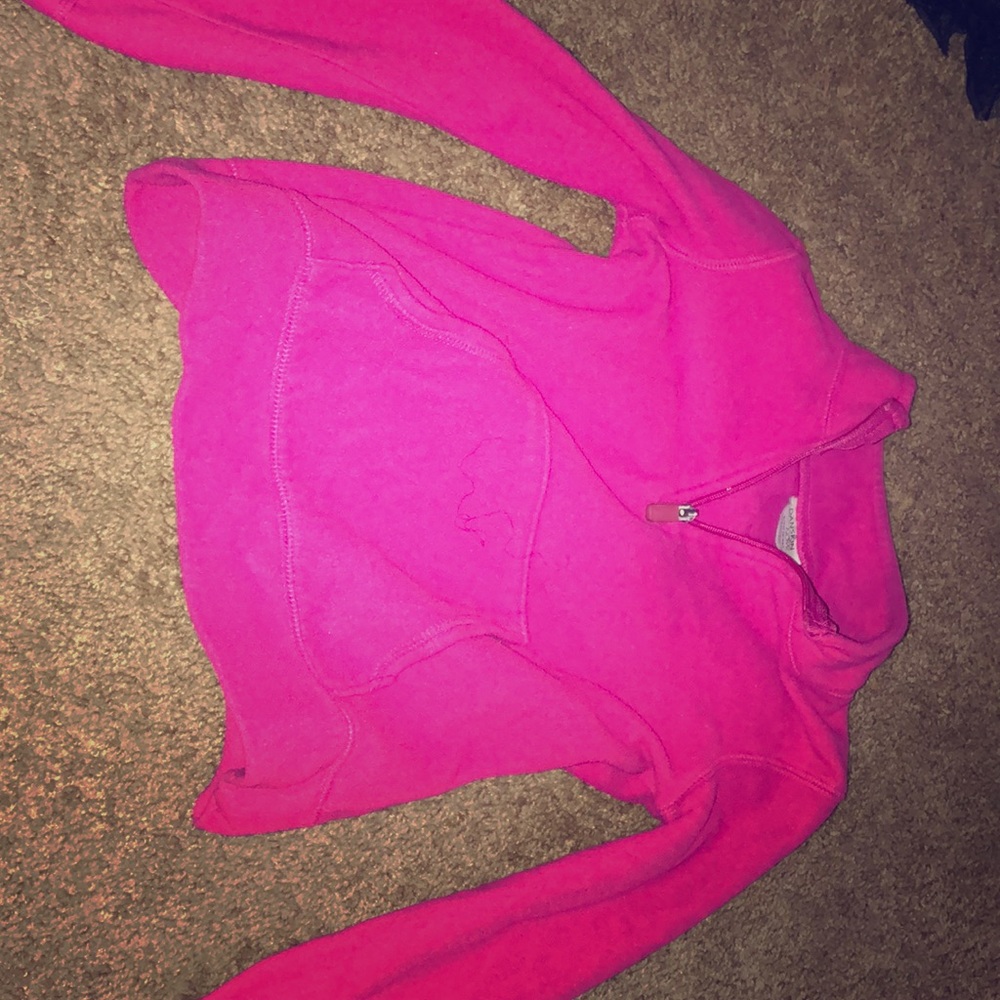 This is a hot pink jacket nice for girls!